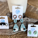  The Lord is My Shepherd Dangle and Stud Earrings, Cross Earrings, and Lamb Earrings