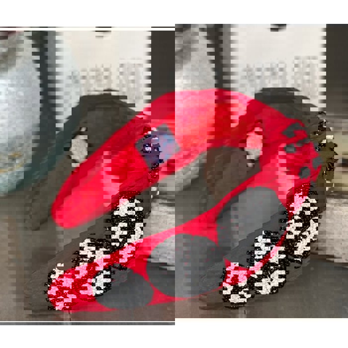 Soccer Seed Beaded Team Spirit Top Knot Headband