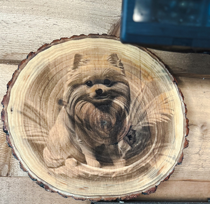 Personalized Engraved Wood Slice - Pet Breed & Name- Personalized Picks for 2025