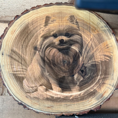 Personalized Engraved Wood Slice - Pet Breed & Name- Personalized Picks for 2025