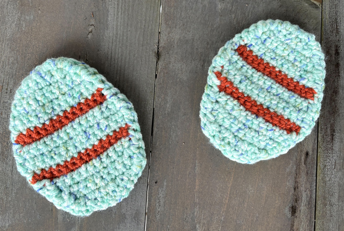 Hand-Crocheted Easter Egg Coasters – Set of 4 🐣🌸✨