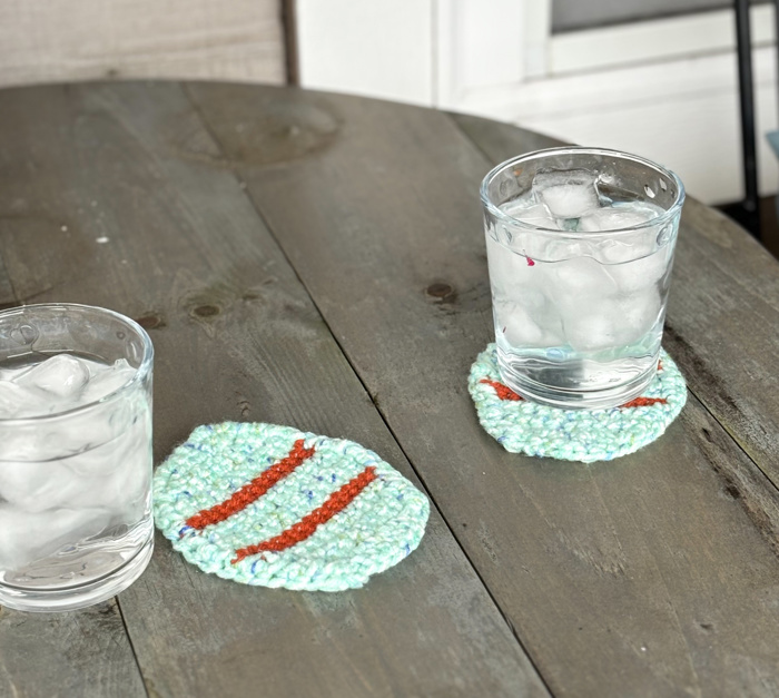 Hand-Crocheted Easter Egg Coasters – Set of 4 🐣🌸✨