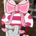  Hand-Painted Valentine's Day Umbrella Door Hanger – Sweet & Charming! 💕☔ - Spring Refresh