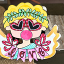  Whimsical Glitter Cupid Door Hanger – Handmade & Adorable! 💘✨