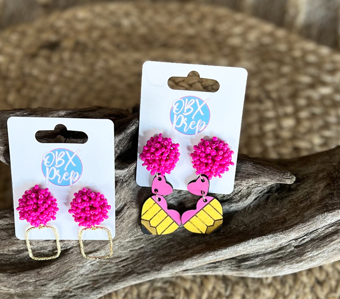 Handmade Pencil & Heart Dangle Earrings – Fun & Teacher-Approved! ✏️💕