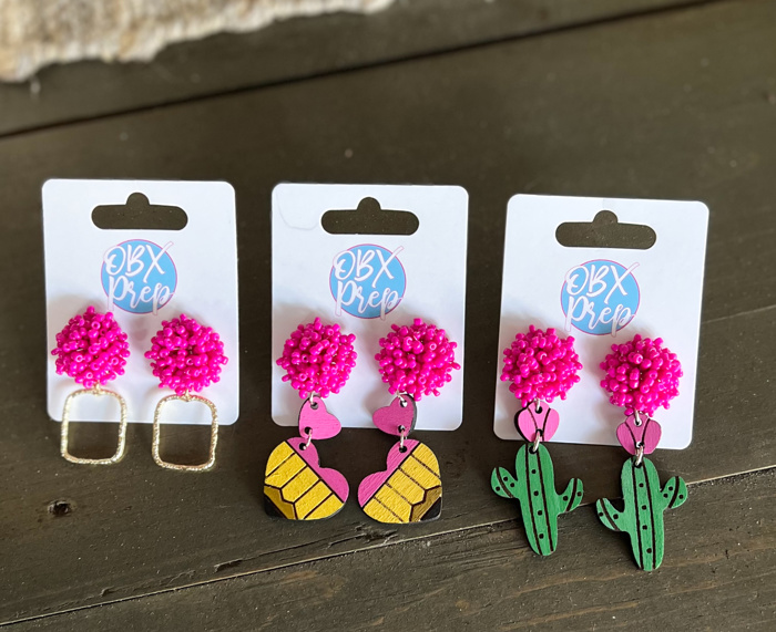 Handmade Pencil & Heart Dangle Earrings – Fun & Teacher-Approved! ✏️💕