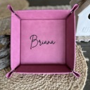  Personalized Pink Snap-Up Valet Tray – Elegant & Functional ✨💖