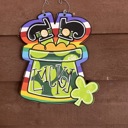  Hand-Painted "Lucky" Leprechaun Hat Door Hanger – Festive St. Patrick’s Day Decor! 🍀🌈