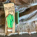  Crazy Plant Lady Hair Claw – 3D Hand-Painted Birch Wood