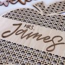  Custom Rattan Cane Sign – Personalized Name or Welcome Sign- Personalized Gifts 