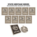  State Heritage Collection – Handcrafted Wooden State Signs & Ornaments | 52 Designs Including All 50 States, Puerto Rico & Guam