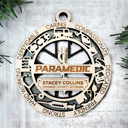  First Responder Personalized Christmas Ornaments – Handcrafted Birch or Maple