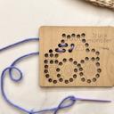 Monster Truck Personalized Valentine’s Day Sewing Cards for Kids - Set of 10