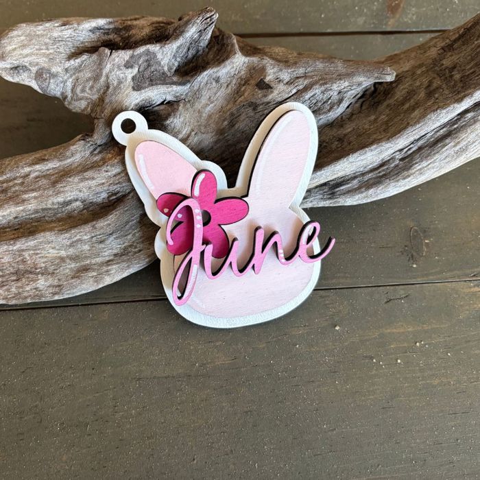 Hand Painted Personalized Easter Basket Name Tags - Boy bunny, girl bunny, carrot, and flower- Personalized Picks for 2025