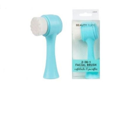 Dual-Action Facial Cleansing Brush