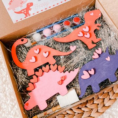 Valentine's Day Dinosaur Kids' DIY Painting Kit