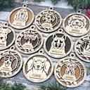  Personalized Dog Breed Ornament – Custom Pet Name Christmas Gift