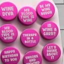  Engraved Pink Wine Bottle T-Stoppers – Funny Sayings & Perfect Fit