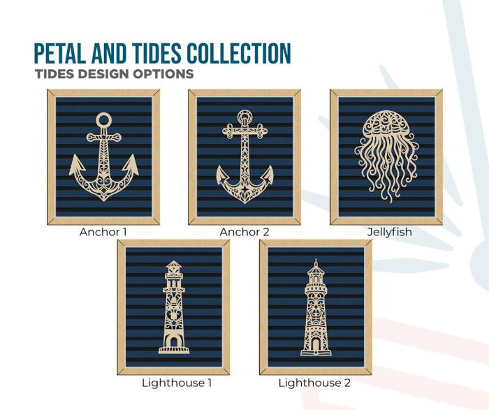 Layered Nautical Wood Sign | Hand Painted Baltic Birch | Coastal Wall Decor | OBX Handmade