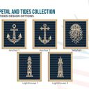 Anchor 1 Layered Nautical Wood Sign | Hand Painted Baltic Birch | Coastal Wall Decor | OBX Handmade