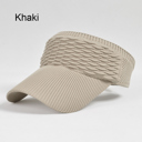 Khaki Summer Sun Visor Hat