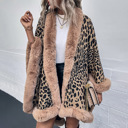  Women Leopard Print Shawl Cardigans