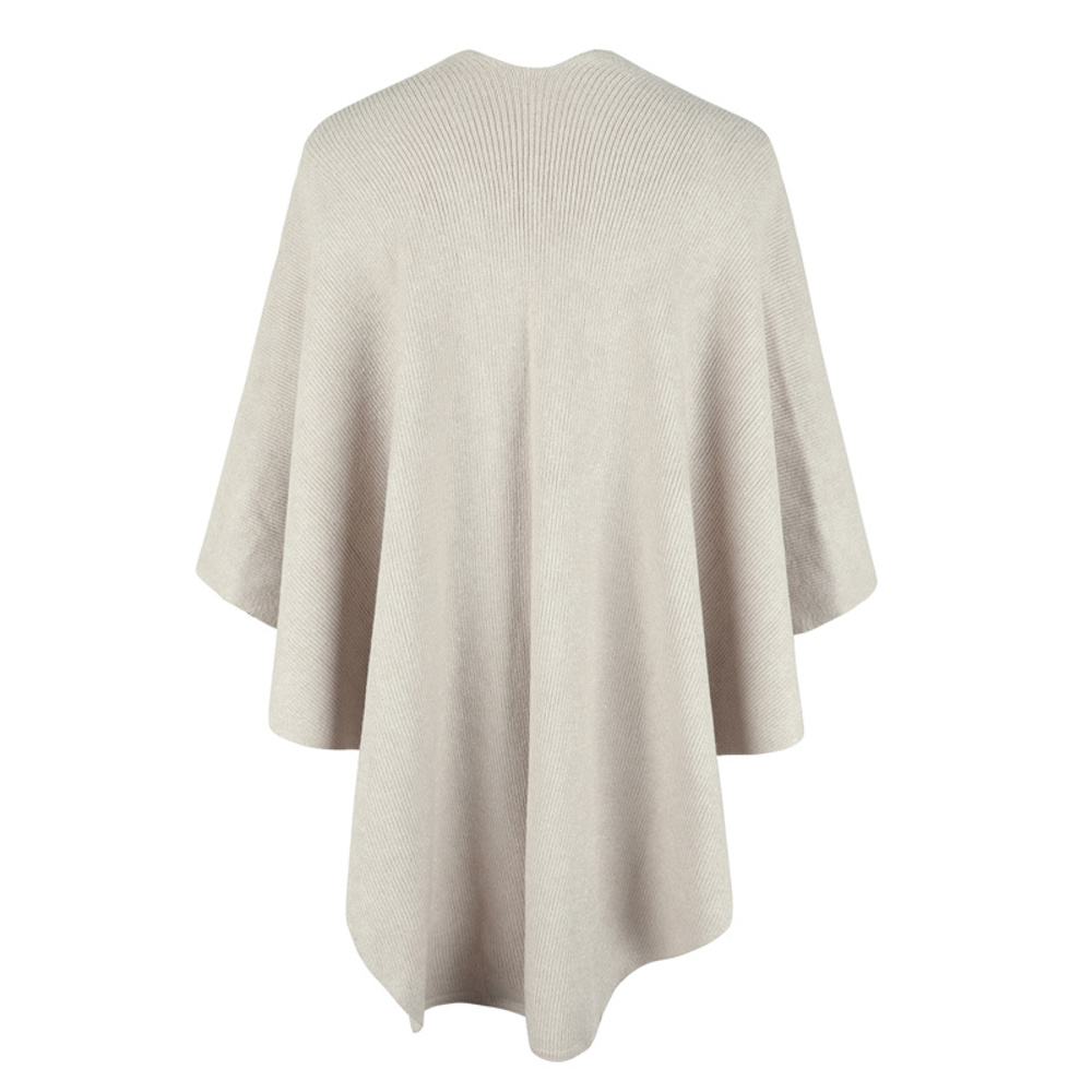 Women's Shawl Wrap Poncho Sweater