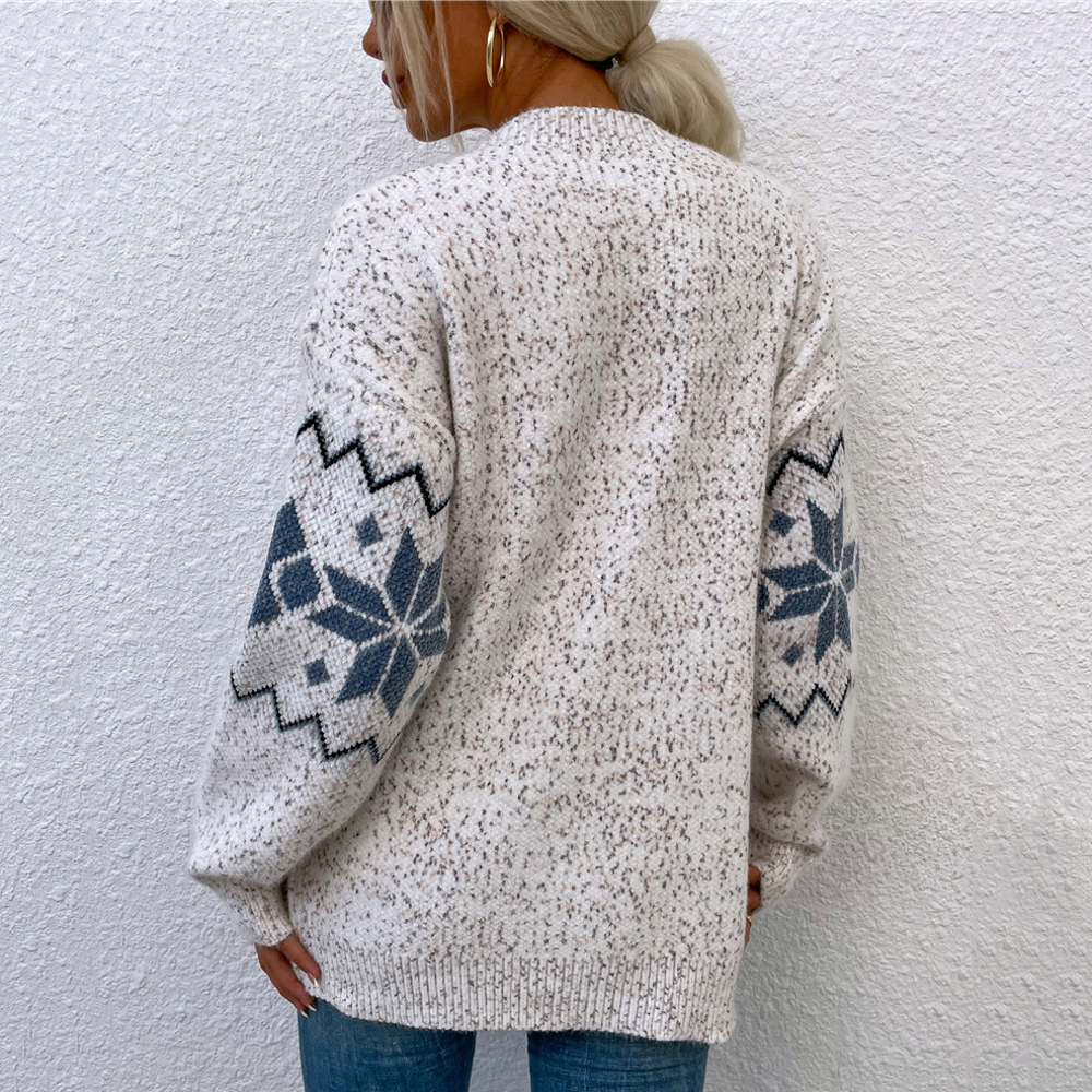 Snowflake Knitted Cardigans