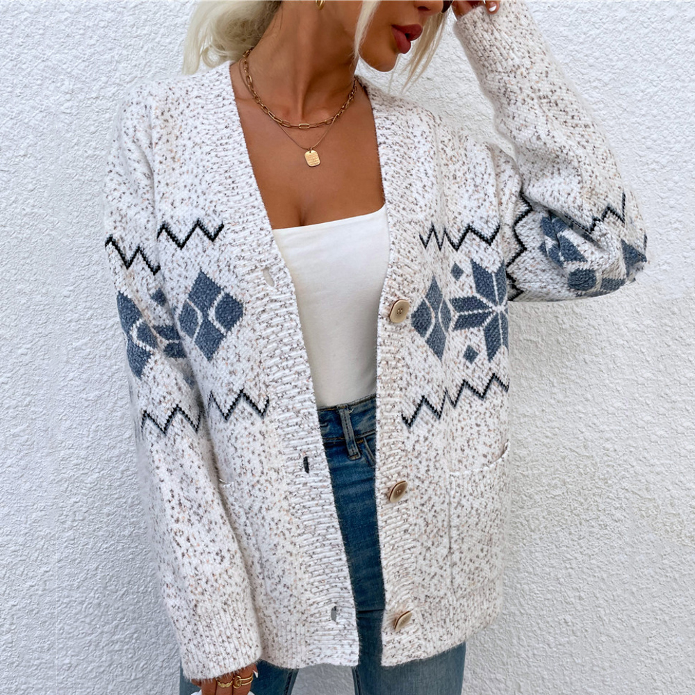 Snowflake Knitted Cardigans