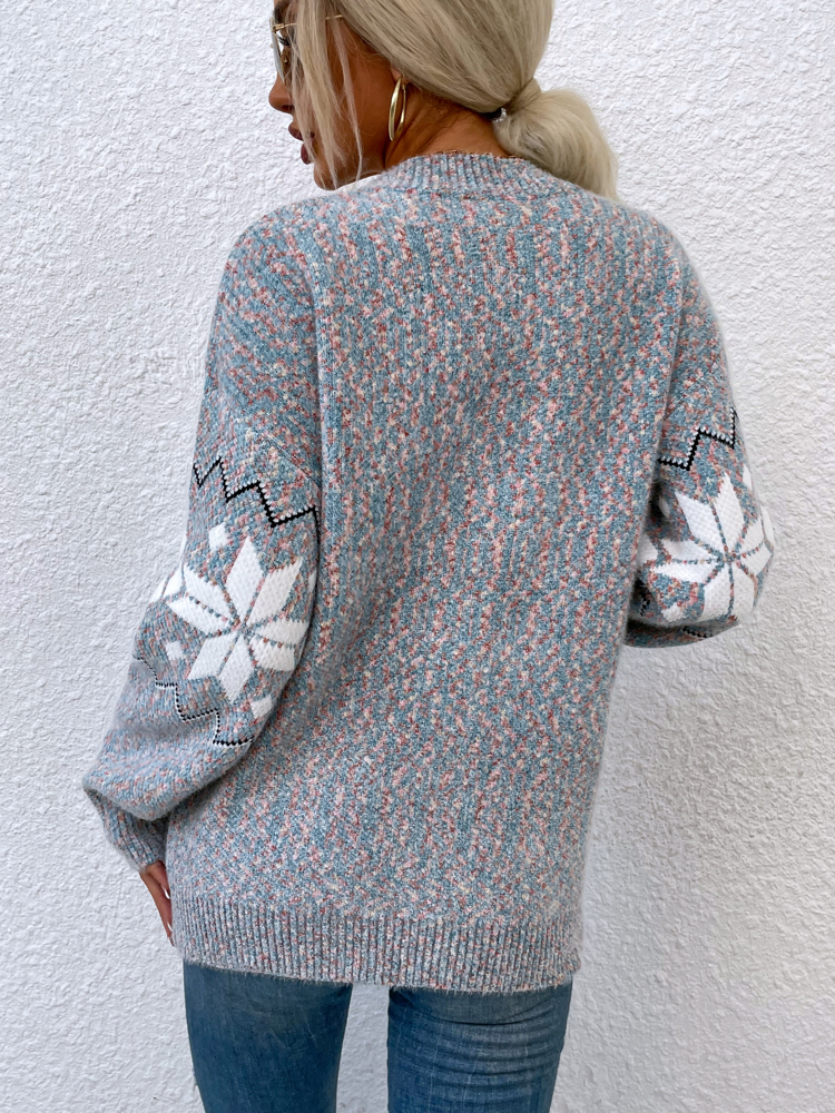 Snowflake Knitted Cardigans