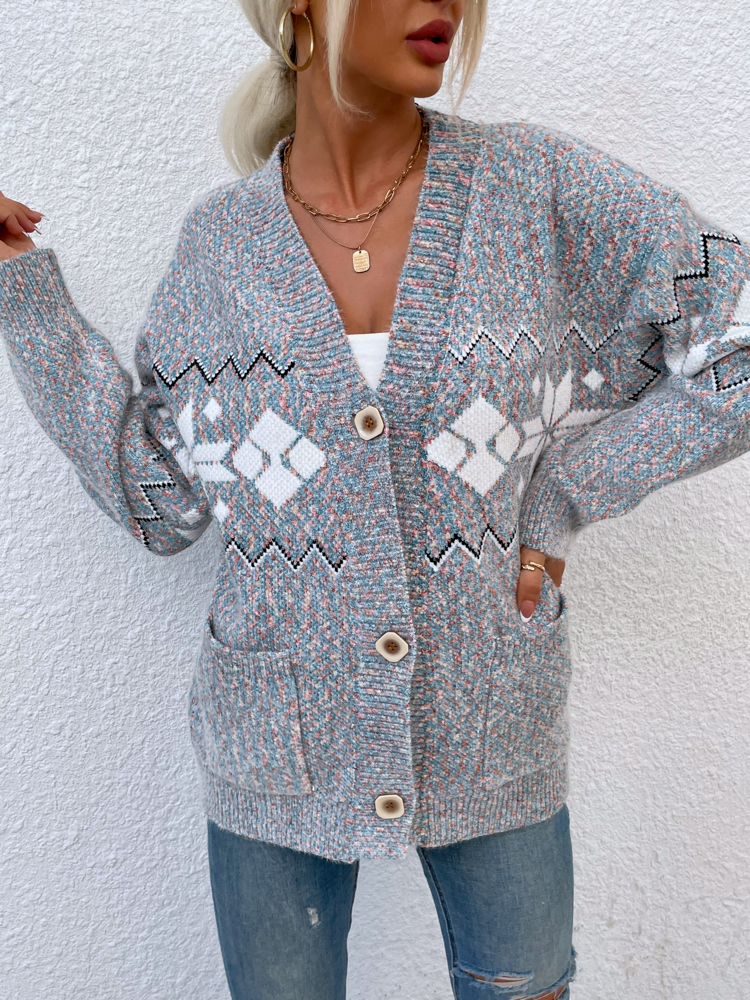 Snowflake Knitted Cardigans