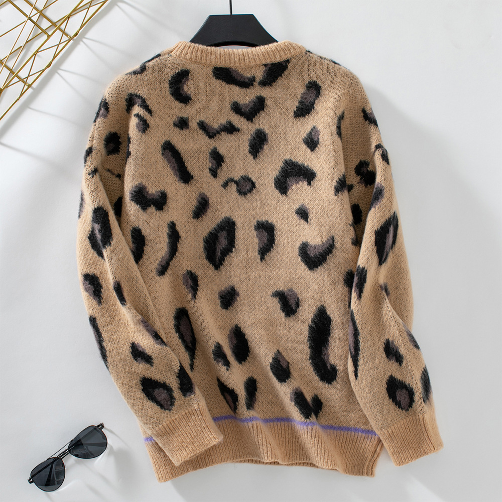 Women's Leopard Sweater