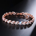 Rose Gold Willow Leaf Bracelet