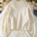  Women's Daisy  Acrylic Knit Sweater