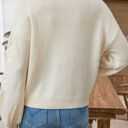  Women's Daisy  Acrylic Knit Sweater
