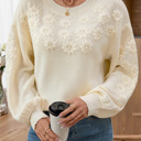  Women's Daisy  Acrylic Knit Sweater