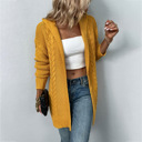  Women's Open Front Cable Knit  Sweater