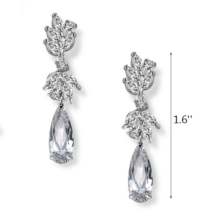 Waterdrop Zircon Earrings