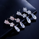  Waterdrop Zircon Earrings