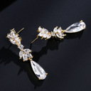  Waterdrop Zircon Earrings