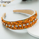 Orange Wide Brim Headband