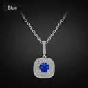 Blue Crystal Necklace