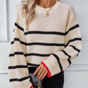   Striped Pullover Sweaters