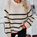   Striped Pullover Sweaters