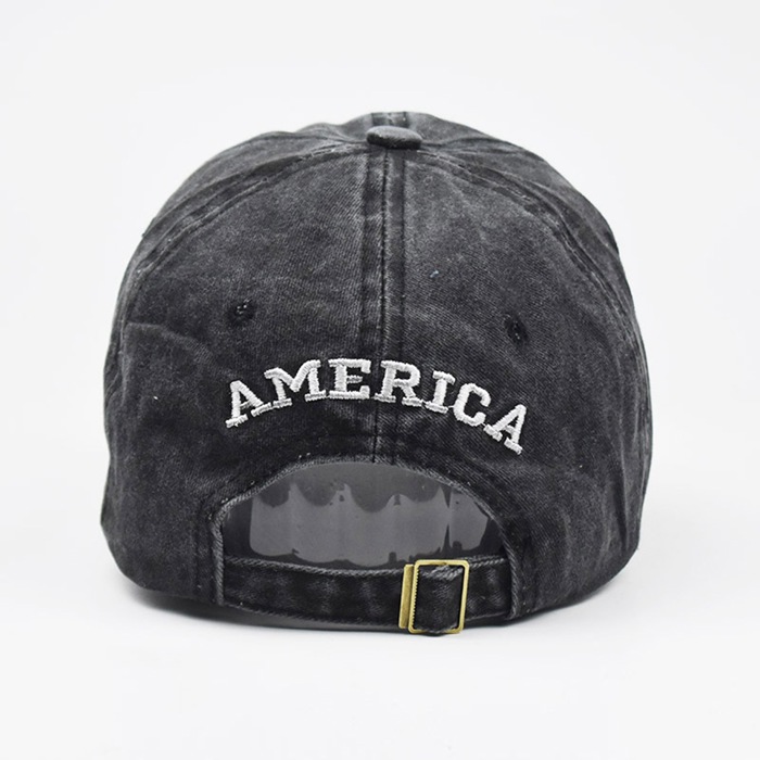 Washed Cotton USA Flag Cap