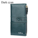 Dark Cyan Women's Long Buckle Wallet