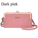 Dark Pink Crossbody Cell Phone Purse