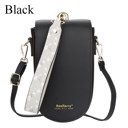 Black Women's Crossbody Phone Bag