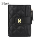 Black Women's Multi-Card Short Wallet