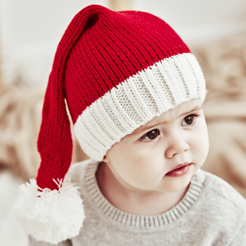 Santa Hat Christmas Knitted Hat